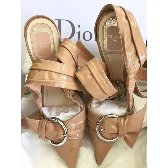 🚨SOLD🚨  Dior Conquest Nude Patent Leather - Picture 6 of 8